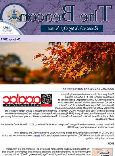 Beacon newsletter October 2017